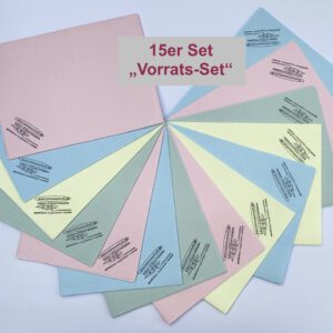 15er-Set Kaltwassertücher - Vorratspack